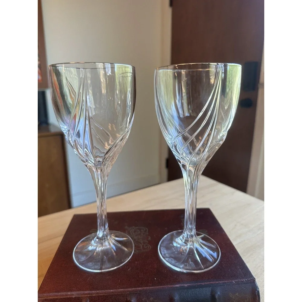 Lenox Crystal - Debut Platinum - Set of 2 Water Goblets